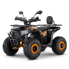 Бензиновый квадроцикл AFN125-2-7(MP3) черно-оранжевый мотор объемом 125 кубов