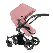 Коляска для куклы Carrello Maestro 9651B Powder pink нежно-розовая 2 в 1 с сумочкой фото 14