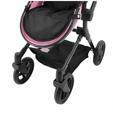 Коляска для куклы Carrello Alfa 9707 Grey серая 2 в 1 люлька и блок фото 41