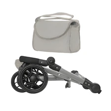 Коляска для куклы 2 в 1 Carrello Fortuna 9695 Light Grey светло-серая фото 37