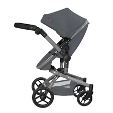 Коляска для куклы 2 в 1 Carrello Fortuna 9695 Grey серая купить
