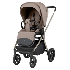 Универсальная коляска Carrello Ultra CRL-6556 Vintage Beige бежевая 2 в 1 люлька и блок купить