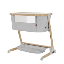 Детская приставная кроватка Carrello Prima CRL-16504 Cloud Grey серая