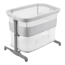 Детская приставная кроватка Carrello Picto CRL-16506 Tao Grey серая