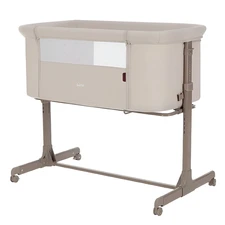 Детская приставная кроватка Carrello Luna CRL-16505 Silk Beige бежевая
