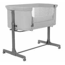 Детская приставная кроватка Carrello Luna CRL-16505 Carbon Grey серая фото 14