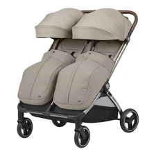 Прогулочная коляска Carrello Link CRL-6533 Island Beige бежевая двухместная фото 14