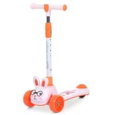 Детский самокат iTrike JR3-181-OR оранжевый подсветка колес