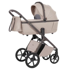 Универсальная коляска 2 в 1 Carrello Vector CRL-6552 Angora Beige бежевая с чехлом на ножки