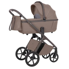 Универсальная коляска 2 в 1 Carrello Vector CRL-6552 Cashmere Beige коричневая с чехлом на ножки