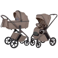 Универсальная коляска 2 в 1 Carrello Vector CRL-6552 Cashmere Beige коричневая с чехлом на ножки фото 14