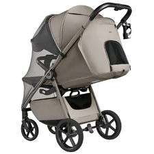 Прогулочная коляска Carrello Bravo Lite CRL-5529 Oak Beige бежевая фото 14