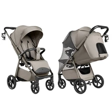 Прогулочная коляска Carrello Bravo Lite CRL-5529 Oak Beige бежевая купить