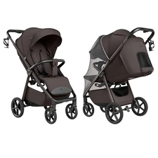 Прогулочная коляска Carrello Bravo Lite CRL-5529 Supreme Brown темно-коричневая купить