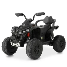 Детский квадроцикл на аккумуляторе M 6381EBLR-2 черный с пультом купить