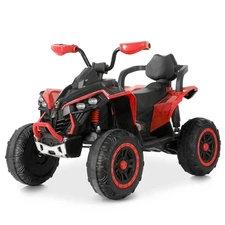 Детский квадроцикл на аккумуляторе M 6381EBLR-3 красный с пультом фото 41