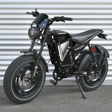 Электрофэтбайк Prof1 Ghost 20д. GS-2002 серый с мотором мощностью 1000W купить