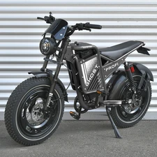 Электрофэтбайк Prof1 Ghost 20д. GS-2003 красный с мотором мощностью 1000W купить