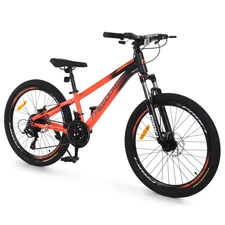Велосипед Prof1 Freedom 24 д. FD-2404 оранжевый с 21 скоростью
