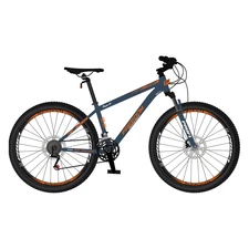 Велосипед Prof1 Freedom 27,5 д. FD-27506 сине-оранжевый с подножкой
