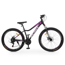 Велосипед Prof1 Balance 27,5 д. BL-27505 черно-розовый с 21 скоростью фото 14