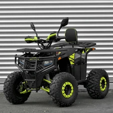 Подростковый квадроцикл ATV007-2-5 черно-зеленый с мотором 1500W купить