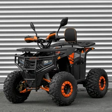 Подростковый квадроцикл ATV007-2-7 черно-оранжевый с мотором 1500W купить