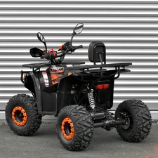 Подростковый квадроцикл ATV007-2-7 черно-оранжевый с мотором 1500W фото 37
