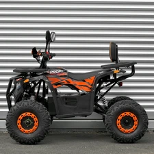 Подростковый квадроцикл ATV007-2-7 черно-оранжевый с мотором 1500W фото 41
