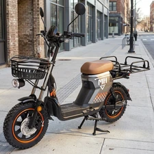 Электровелосипед 16 д. Prof1 Pulse PS-1602 серый с аккумулятором 60V20AH
