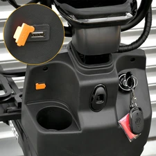 Электроскутер Prof1 Urban/Bat 16д. UB-1601 черный двигатель 1200W фото 86