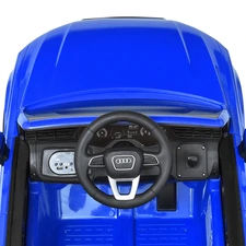 Детский электромобиль M 5796EBLR-8 розовый Audi Q7 с кожаным сиденьем фото 11