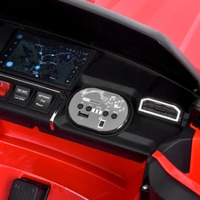 Двухместный детский электромобиль M 6408EBLR-1 белый Toyota с мягким сиденьем фото 11