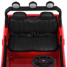 Двухместный детский электромобиль M 6408EBLR-1 белый Toyota с мягким сиденьем фото 31