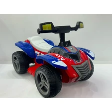 Детский квадроцикл на аккумуляторе M 6367ELR-3-4 красно-синий фото 14