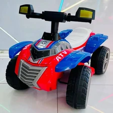 Детский квадроцикл на аккумуляторе M 6367ELR-3-4 красно-синий купить
