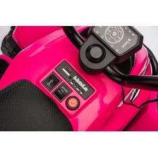 Детский квадроцикл M 6242EL-8(2)(24V) темно-розовый четыре мотора по 45W фото 16