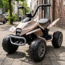 Детский квадроцикл M 6242EL-13(24V) бежевый четыре мотора по 45W