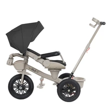 Трехколесный велосипед Tilly Flash T-3812 Black черный с родительской ручкой купить