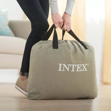 Надувная велюр кровать Intex 64124 размер 203 х 152 х 42 см фото 54