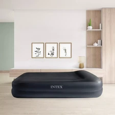 Надувная велюр кровать Intex 64124 размер 203 х 152 х 42 см фото 63