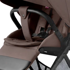 Прогулочная коляска Carrello Extra CRL-5532 Chrome Grey серая с реверсивным блоком фото 14