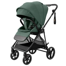 Прогулочная коляска Carrello Extra CRL-5532 Malachite Green зеленая с реверсивным блоком