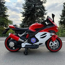 Детский мотоцикл M 6359EL-8-1 розово-белый Ducati с двумя моторами фото 16