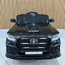 Детский электромобиль джип M 6138EBLRS-2 черный Toyota автопокраска фото 14