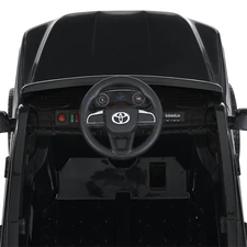 Детский электромобиль джип M 6138EBLRS-2 черный Toyota автопокраска фото 18