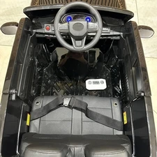 Детский электромобиль джип M 6138EBLRS-2 черный Toyota автопокраска фото 71