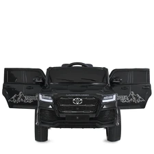 Детский электромобиль джип M 6138EBLRS-2 черный Toyota автопокраска фото 86