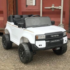 Детский электромобиль 2155FDEBLR-1(24V) белый Toyota с мягким сиденьем
