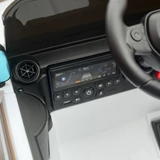Детский электромобиль 2155FDEBLR-1(24V) белый Toyota с мягким сиденьем фото 71